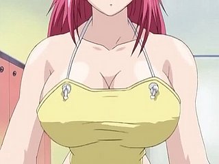 Bosomy women shot at an uncensored triad  Anime Hentai