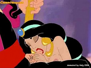 Arabian After sunset - Công chúa Jasmine fucked bởi thuật sĩ xấu