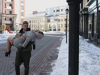 Erotic Russian chick Tori Sly dog gets divest increased by fucked pleasurable