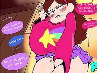 Stateliness tombe hentai (Mabel, DiPer et Wendy)