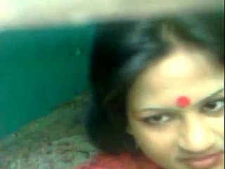 Sex-crazed Bangla Aunty Nude Fucked hard by Suitor at one's fingertips night