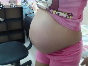 asiática grávida