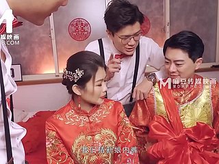 ModelMedia Asia-Lewd Bridal Scene-Liang Yun Fei-MD-0232-Best Way-out Asia Porn Video