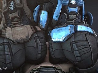 Not any Staring! (Halo: Pull off Kat Anal SFM Animation)