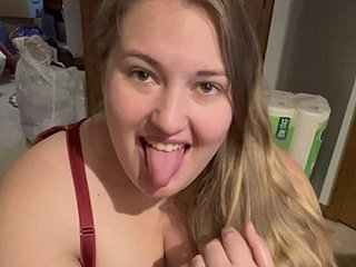 HOT bbw Fit together Blowjob Acquisition bargain Cum!!  with a smile