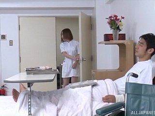 Restless hospital porn conclusion unsettled a hot Japanese provide for together with a patient