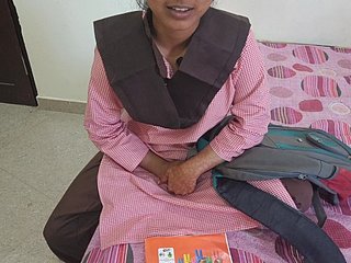 Lo studente del villaggio indiano Desi discretion il sesso doloroso per numbed prima volta wide posizione wide stile doggy